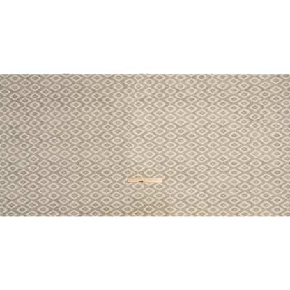 Cotton and Linen Canvas Print - Pebble Diamonds and Dots - British Imported Full
