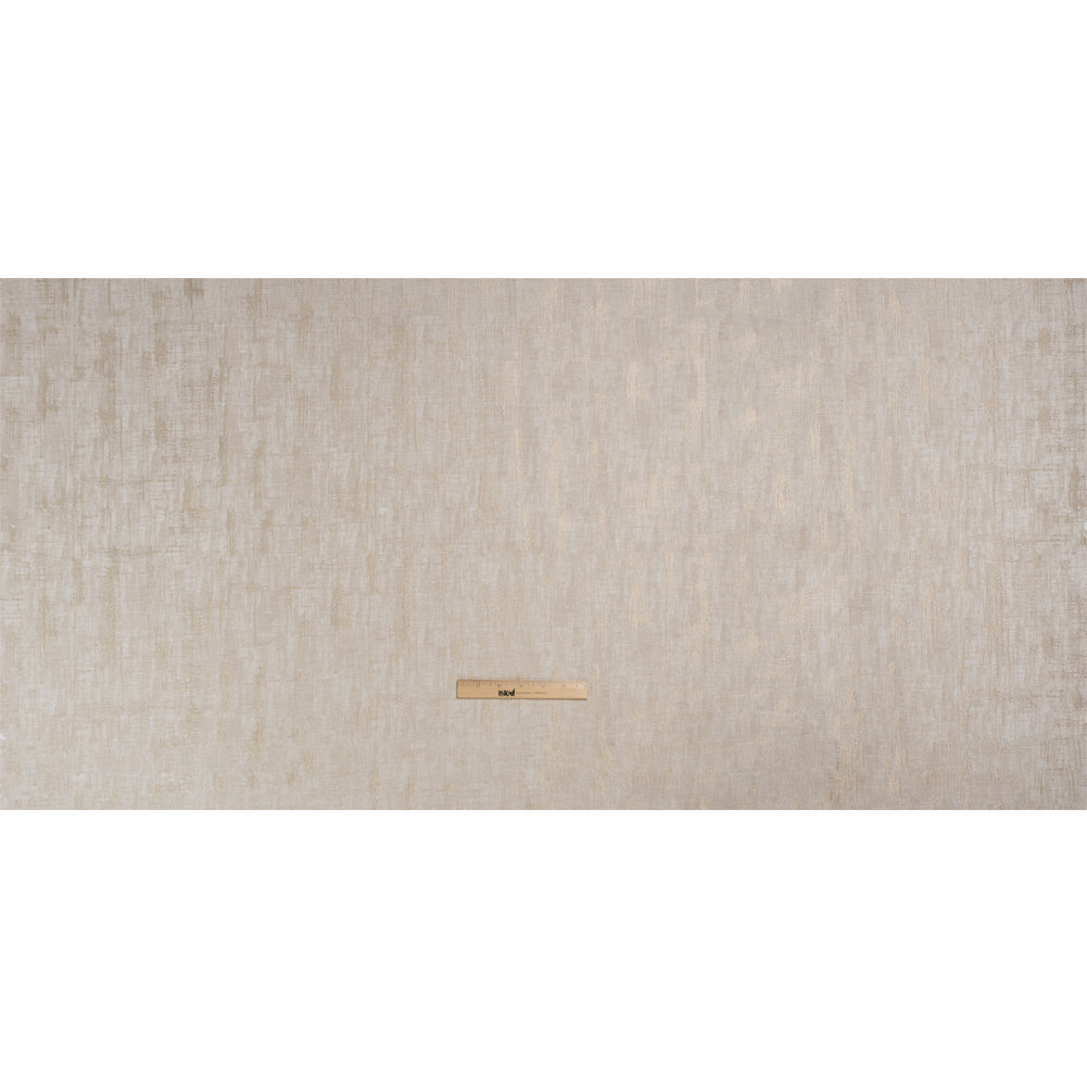 Drapery Jacquard - Natural Distressed Abstract - British Imported Full