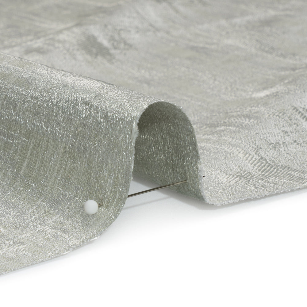 Drapery Jacquard - Sage Distressed Abstract - British Imported Detail