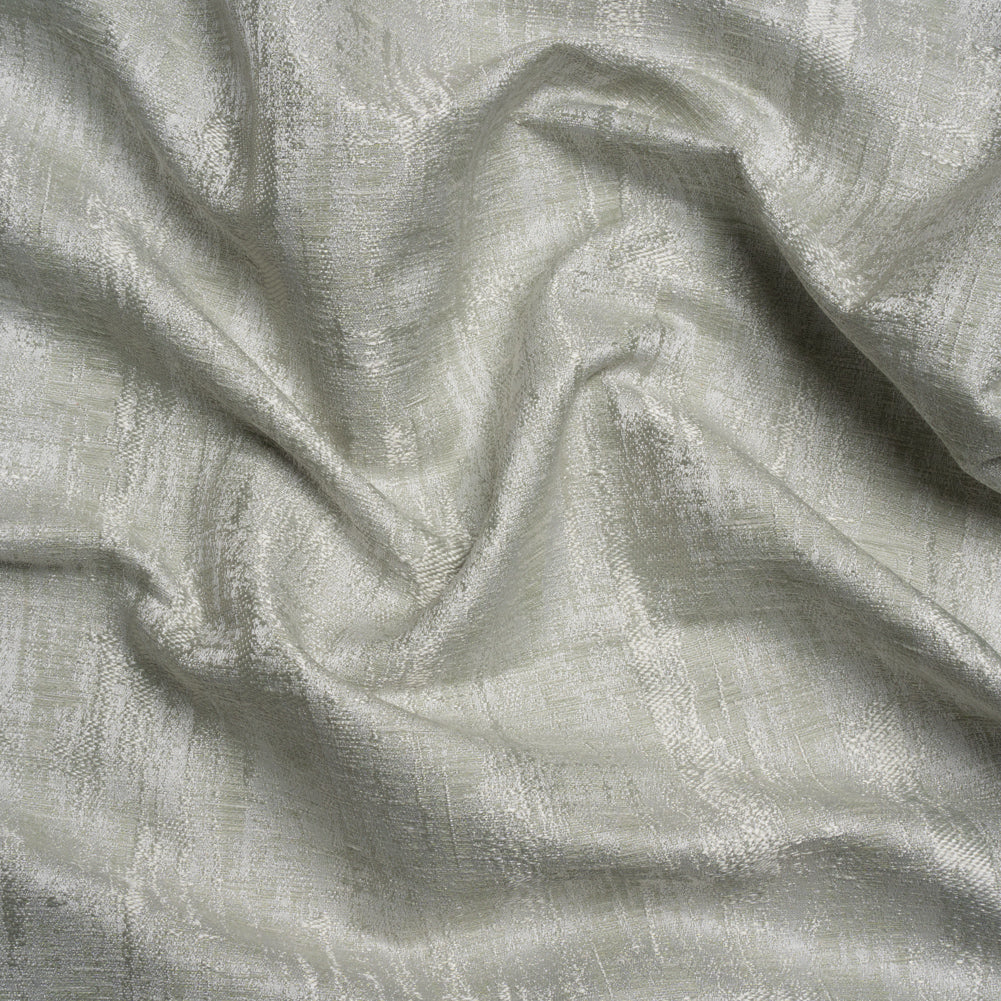 Drapery Jacquard - Sage Distressed Abstract - British Imported