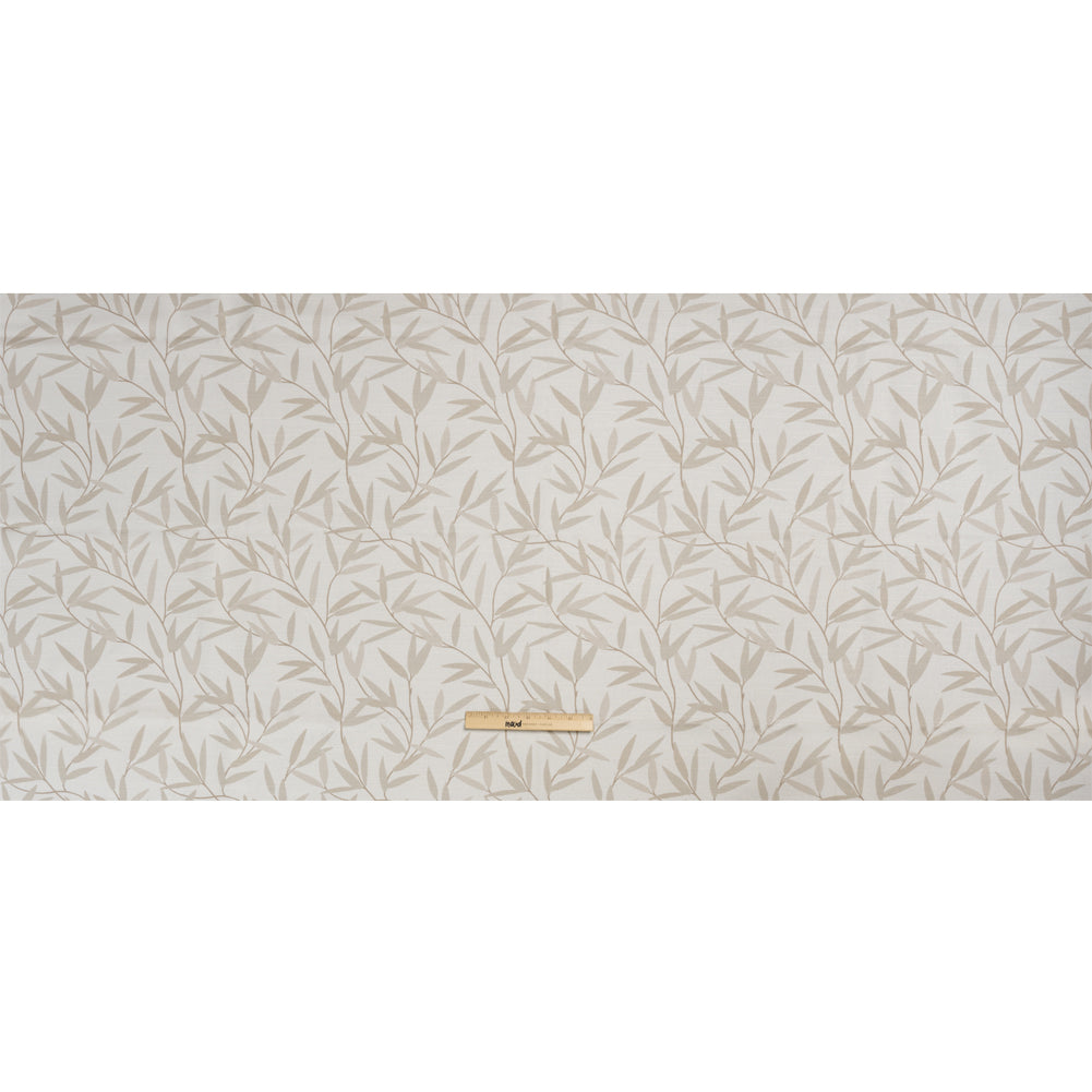 Cotton Canvas Print - Natural Willow Leaves - British Imported Full