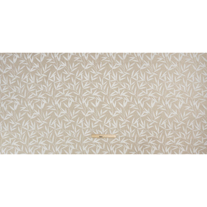 Chenille Drapery Jacquard - Natural Willow Leaves - British Imported Full
