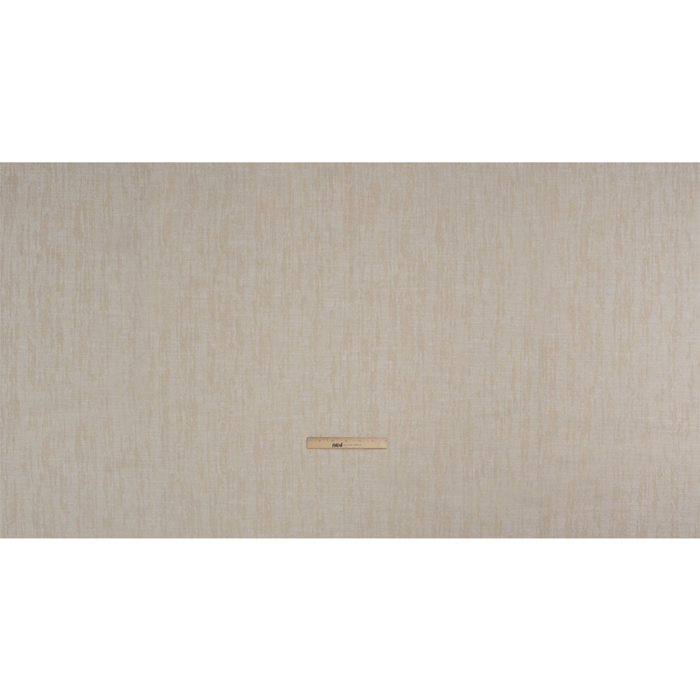 Drapery Jacquard - Pale Natural Abstract Streaks - British Imported Full
