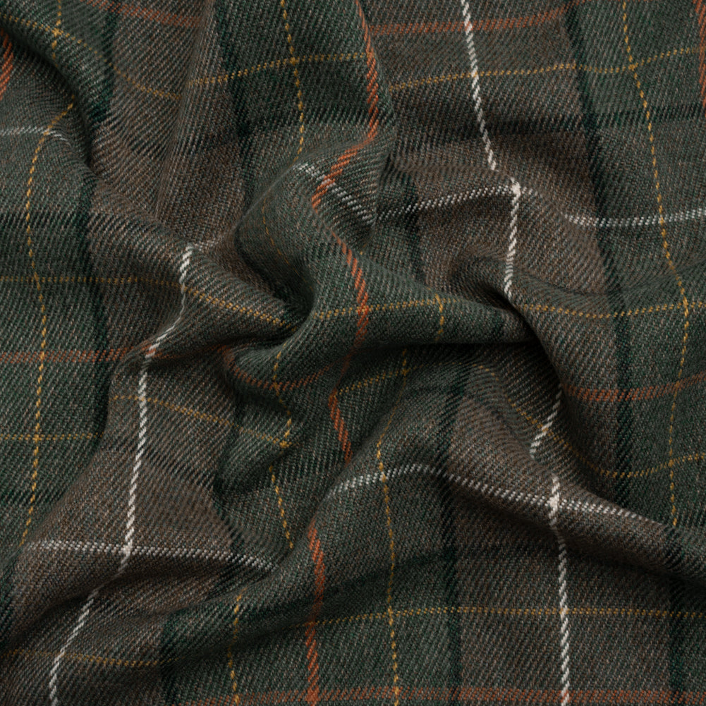 Drapery Twill - Fern Plaid - British Imported