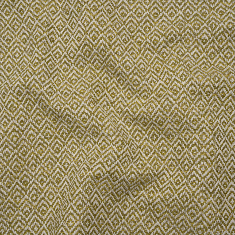 Boucle Drapery Twill - Pear Birdseye Diamonds - British Imported