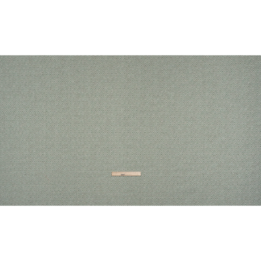Boucle Drapery Twill - Seafoam Birdseye Diamonds - British Imported - Full