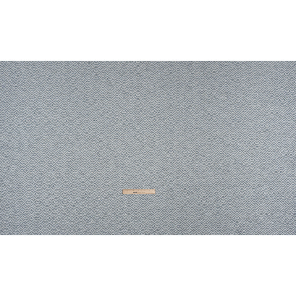 Boucle Drapery Twill - Sky Birdseye Diamonds - British Imported - Full