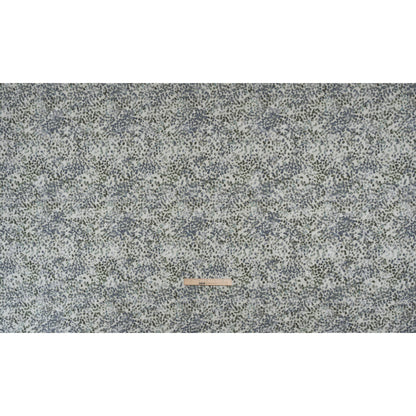 Drapery Jacquard Print - Denim Bouncing Spots - British Imported