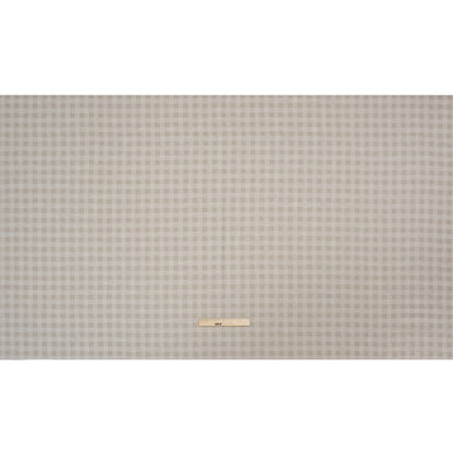 Drapery Woven - Almond Gingham - British Imported Full