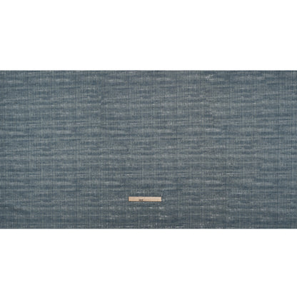 Textured Recycled Polyester Drapery Jacquard - Denim Abstract - British Imported