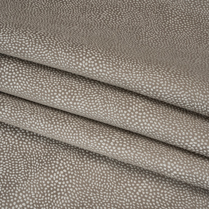 Recycled Polyester Jacquard - Earth Little All-Over Spots - British Imported