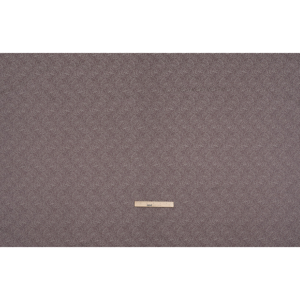 Recycled Polyester Jacquard - Mauve Little All-Over Spots - British Imported - Full