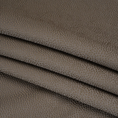 Recycled Polyester Jacquard - Otter Little All-Over Spots - British Imported