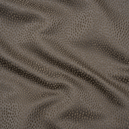 Recycled Polyester Jacquard - Otter Little All-Over Spots - British Imported