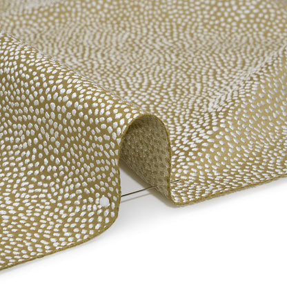 Recycled Polyester Jacquard - Pistachio Little All-Over Spots - British Imported
