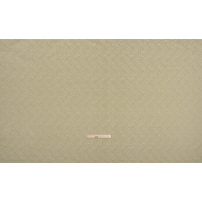 Recycled Polyester Jacquard - Pistachio Little All-Over Spots - British Imported