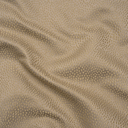 Recycled Polyester Jacquard - Taupe Little All-Over Spots - British Imported
