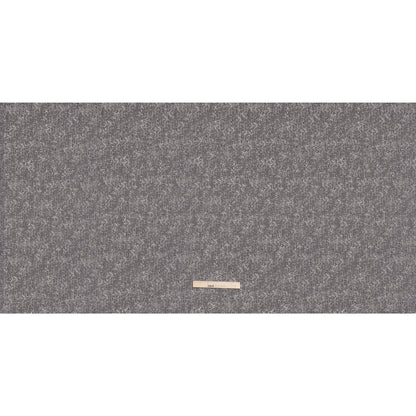 Satin-Face Jacquard - Graphite Crackle - British Imported