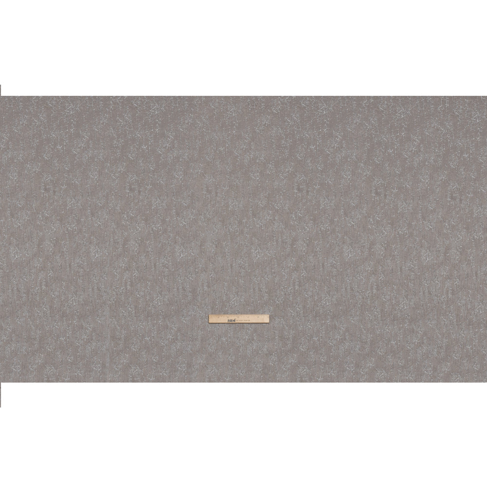 Satin-Face Jacquard - Putty Crackle - British Imported - Full