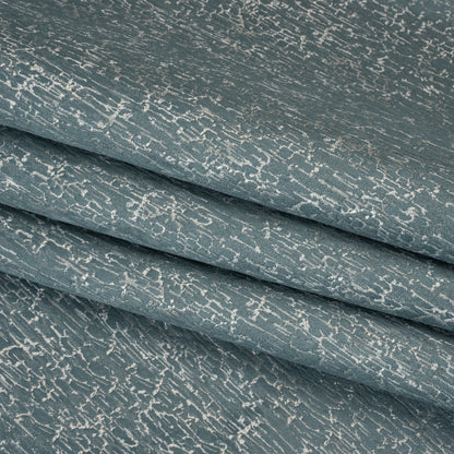 Satin-Face Jacquard - Sage Crackle - British Imported