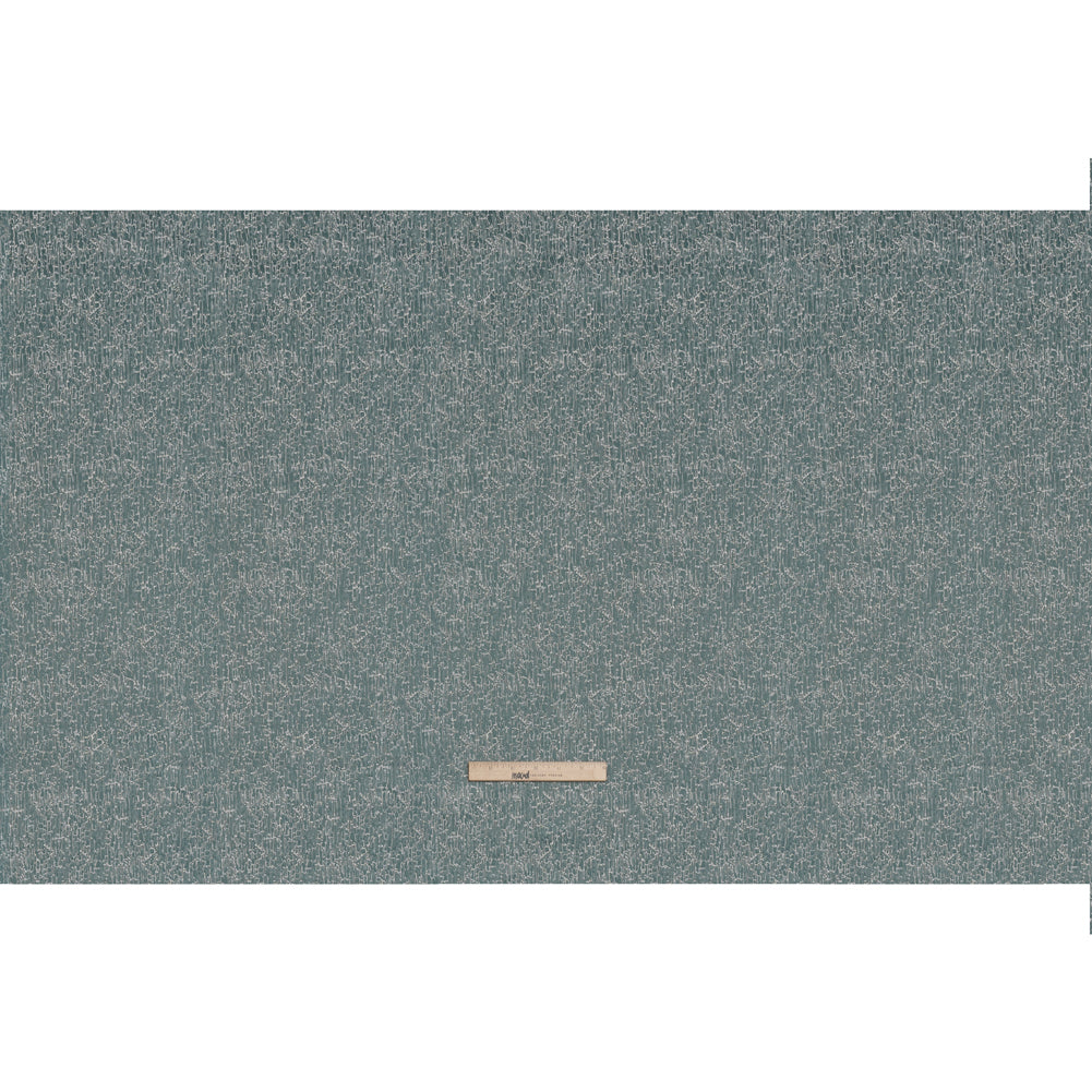 Satin-Face Jacquard - Sage Crackle - British Imported - Full