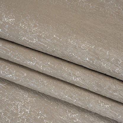 Satin-Face Jacquard - Truffle Crackle - British Imported