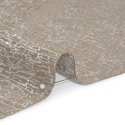 Satin-Face Jacquard - Truffle Crackle - British Imported