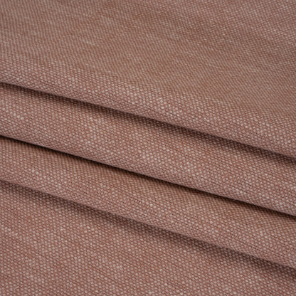 Linen Look Recycled Polyester and Cotton Woven - Blush - British Imported