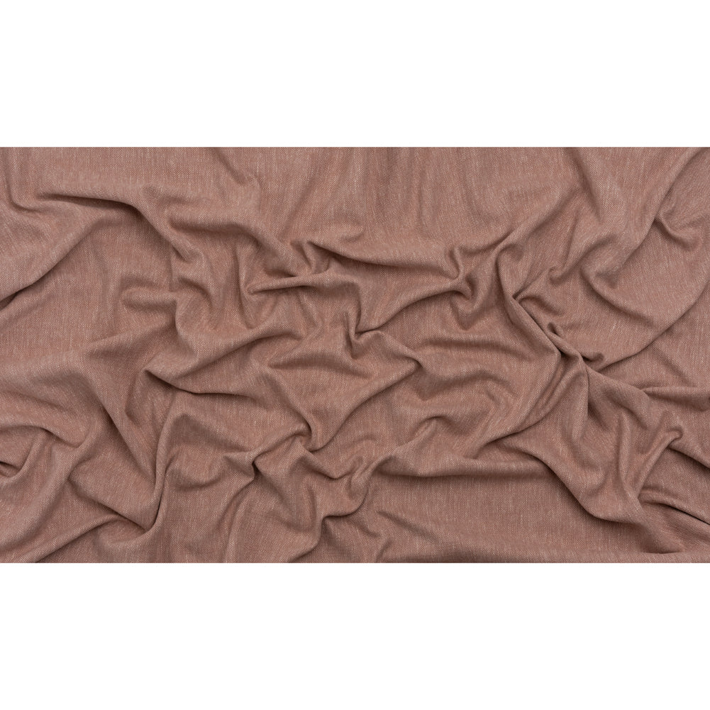Linen Look Recycled Polyester and Cotton Woven - Blush - British Imported