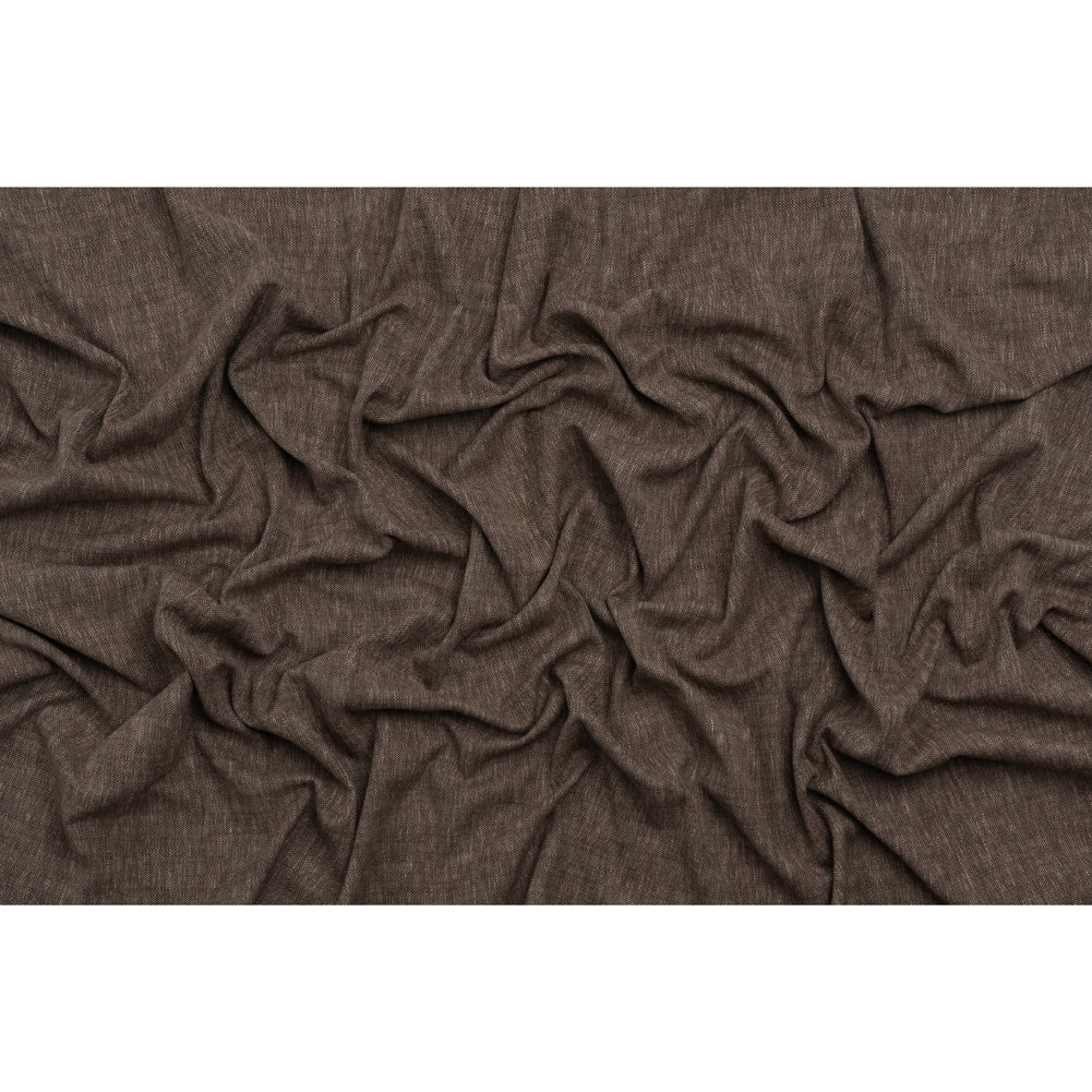 Linen Look Recycled Polyester and Cotton Woven - Cedar - British Imported - Full