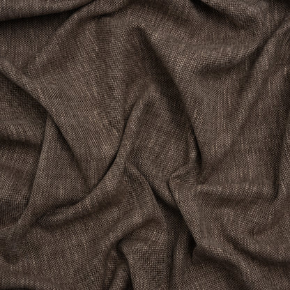 Linen Look Recycled Polyester and Cotton Woven - Cedar - British Imported