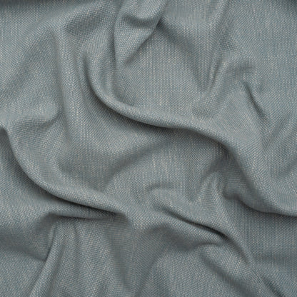 Linen Look Recycled Polyester and Cotton Woven - Chambray - British Imported