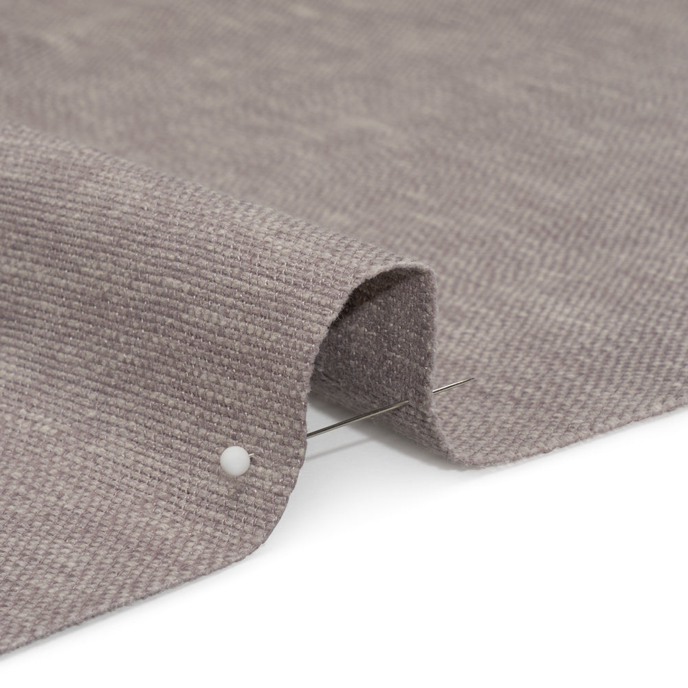 Tejido de poliéster y algodón reciclado con aspecto de lino - Jaspeado - Importado de Gran Bretaña