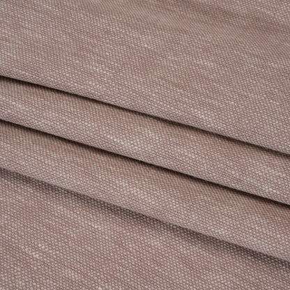 Linen Look Recycled Polyester and Cotton Woven - Lilac - British Imported