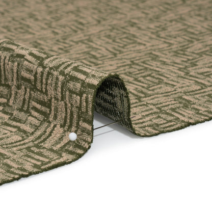 Recycled Polyester and Cotton Drapery Jacquard - Ivy Little Lines - British Imported Detail