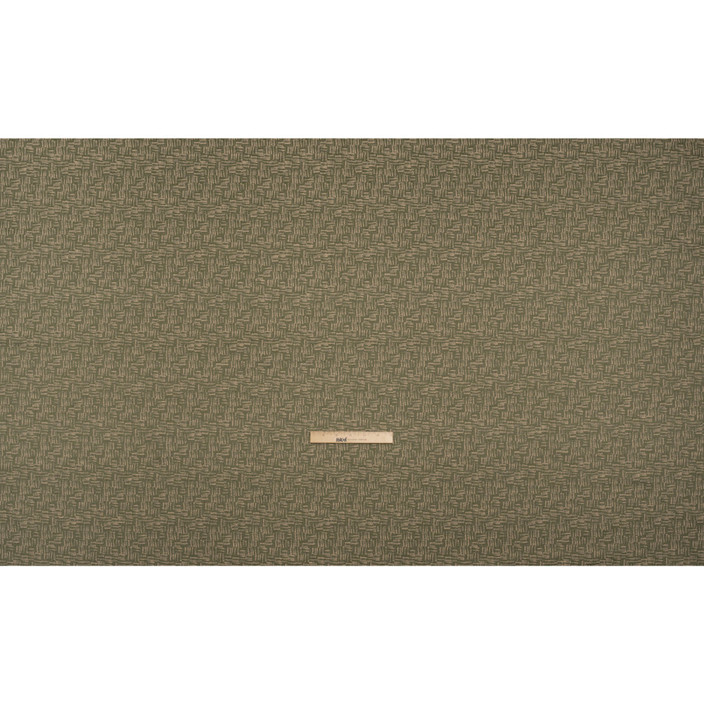 Recycled Polyester and Cotton Drapery Jacquard - Ivy Little Lines - British Imported Full