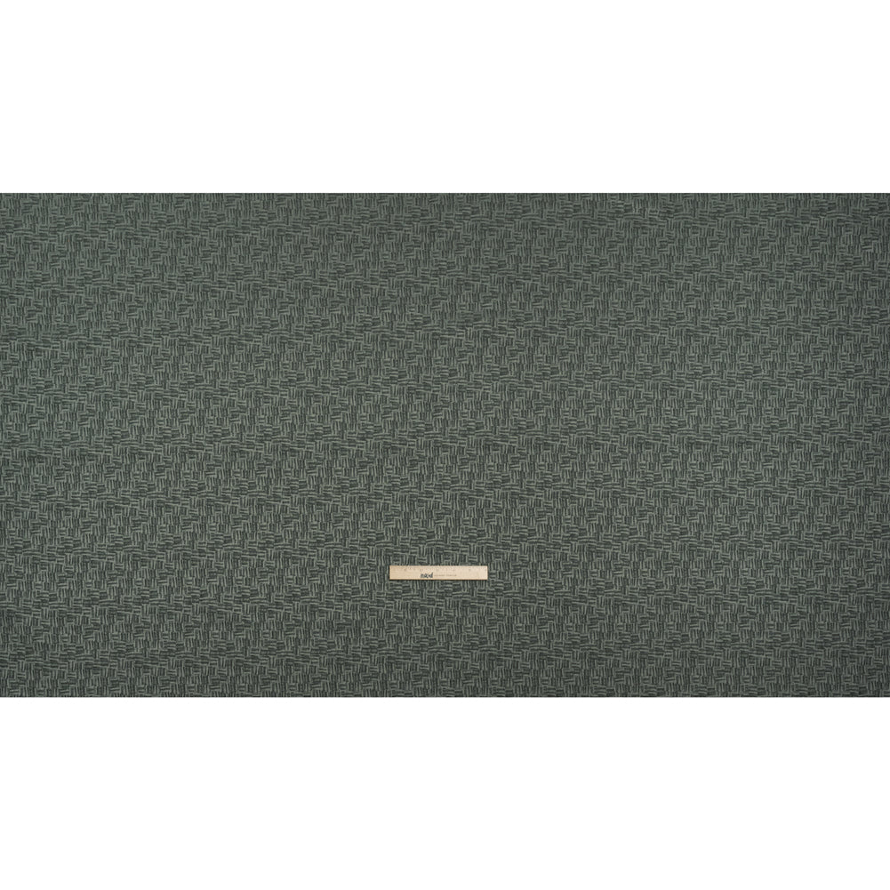 Recycled Polyester and Cotton Drapery Jacquard - Ocean Little Lines - British Imported Full