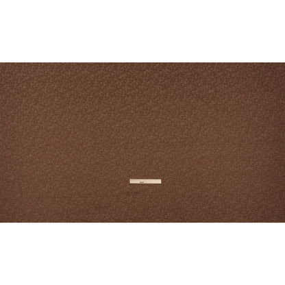 Recycled Polyester and Cotton Drapery Jacquard - Paprika Little Lines - British Imported Full