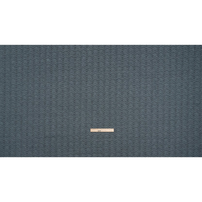Herringbone Chevrons Recycled Polyester and Cotton Drapery Jacquard - Danube - British Imported Full