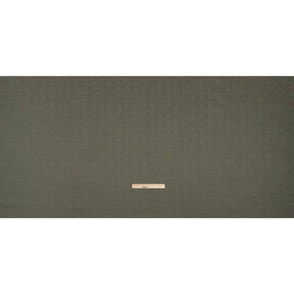 Herringbone Chevrons Recycled Polyester and Cotton Drapery Jacquard - Ocean - British Imported Full