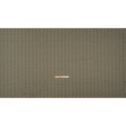 Herringbone Chevrons Recycled Polyester and Cotton Drapery Jacquard - Spruce - British Imported Full