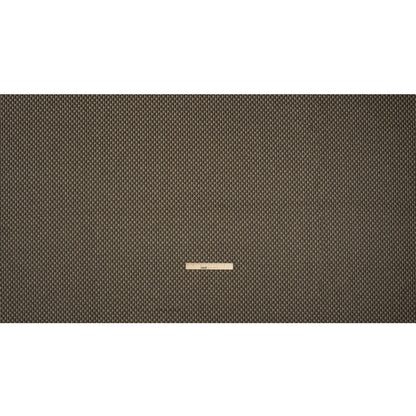 Honeycomb Stripes Recycled Polyester and Cotton Drapery Jacquard - Noir - British Imported Full