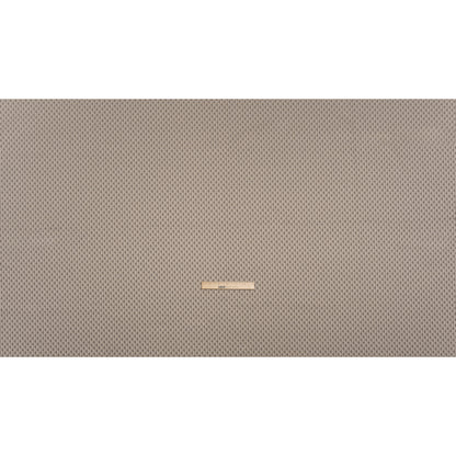 Honeycomb Stripes Recycled Polyester and Cotton Drapery Jacquard - Porcini - British Imported Full