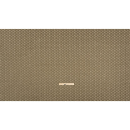 Honeycomb Stripes Recycled Polyester and Cotton Drapery Jacquard - Taupe - British Imported Full
