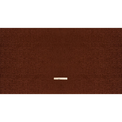 Rows of Spots Recycled Polyester Chenille Drapery Jacquard - Paprika - British Imported Full