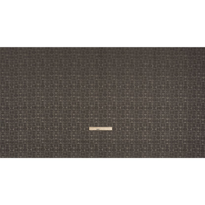 Circles and Slices Recycled Polyester and Cotton Drapery Jacquard - Flint - British Imported Full