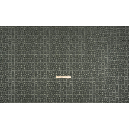 Circles and Slices Recycled Polyester and Cotton Drapery Jacquard - Ocean - British Imported Full