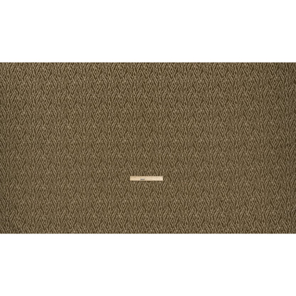 Geometric Recycled Polyester and Cotton Drapery Jacquard - Brass - British Imported Full