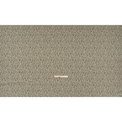 Geometric Recycled Polyester and Cotton Drapery Jacquard - Spruce - British Imported Full
