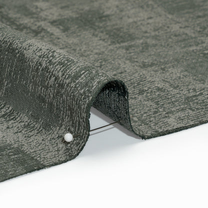 Abstract Textures Recycled Polyester and Cotton Drapery Jacquard - Ocean - British Imported Detail